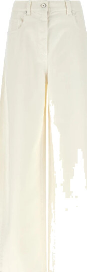 Brunello Cucinelli Dame Jeans Hvit M,