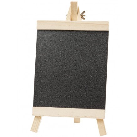Diverse Mini Staffeli Tre med Svart Lerret 16x23cm Diverse Mini Staffeli Tre med Svart Lerret 16x23cm