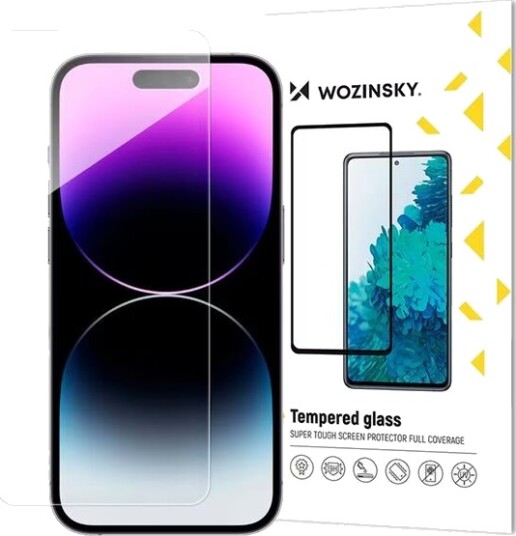 Wozinsky herdet skjermbeskytter 9H for iPhone 16 Pro - Støtsikker og Transparent