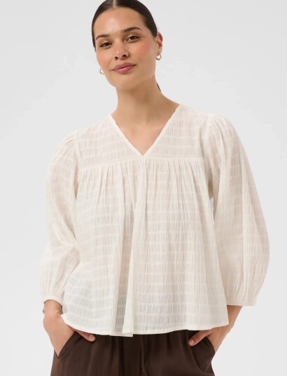Kaffe Kamissie Blouse   White   46