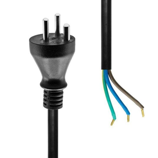 MicroConnect Type K Open End power cord MicroConnect Type K Open End power cord