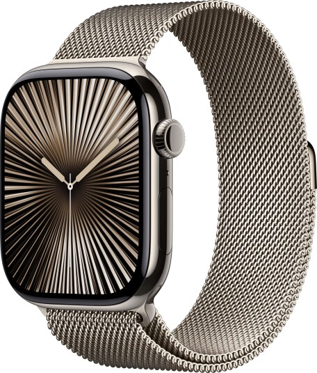 Apple Watch S10 46mm GPS+Cel (Natural Titanium/Natural Milanese Loop) S/M