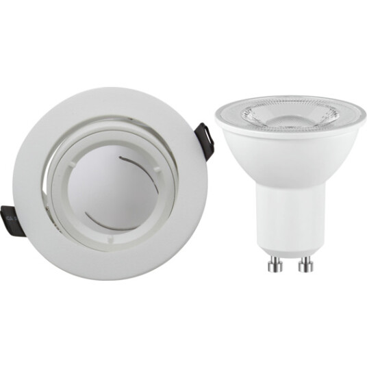 Namron Artos Downlight Med Pære Hvit