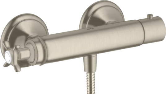 Axor Montreux Dusjtermostat Med kryssgrep, Børstet Nikkel Axor Montreux Dusjtermostat Med kryssgrep, Børstet Nikkel