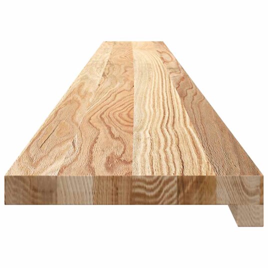 vidaXL Vinduskarmer 2 stk ubehandlet 160x20x2 cm heltre eik