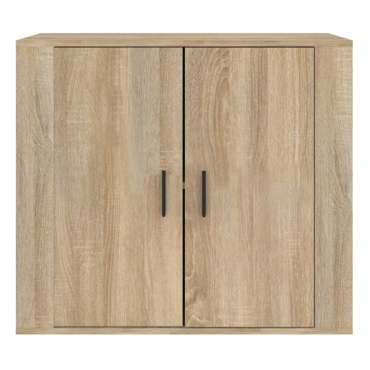 vidaXL Skjenk sonoma eik 80x33x70 cm konstruert tre