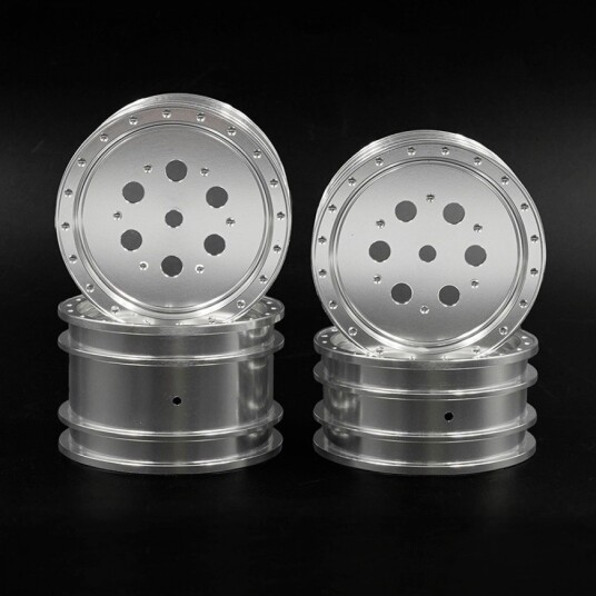 YR WL-0174SV ALUMINUM CNC RIM SET FOR TAMIYA HOTSHOT & II / SUPE