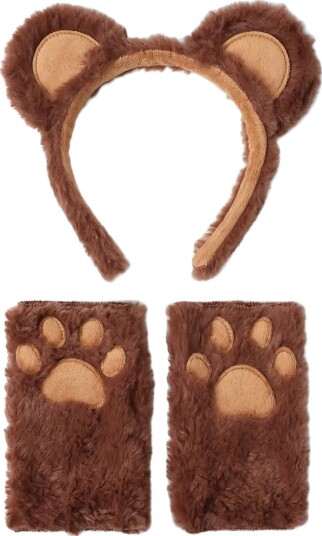 Lindex Dress Up Set - BROWN - One Size