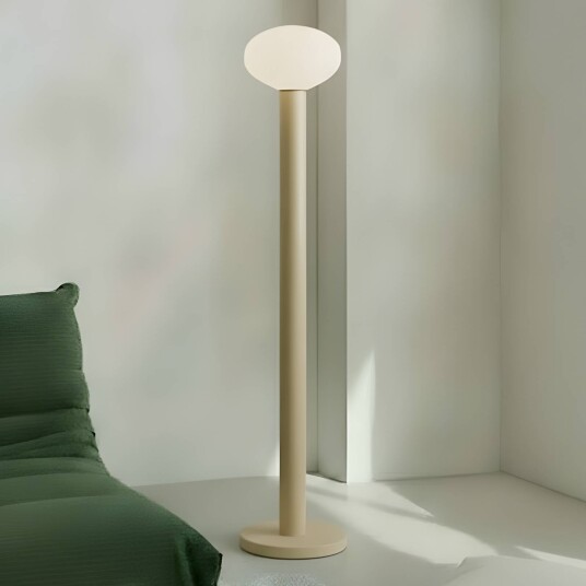 Designer gulvlampe Flo ALDEX Krem / amber Stue / spisestue Metall Design