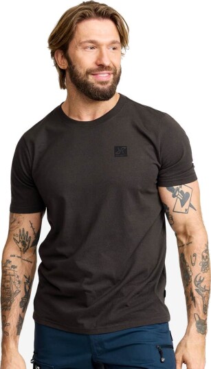 Revolutionrace Easy T shirt Herre Anthracite 2XL Herre Overdeler T skjorter