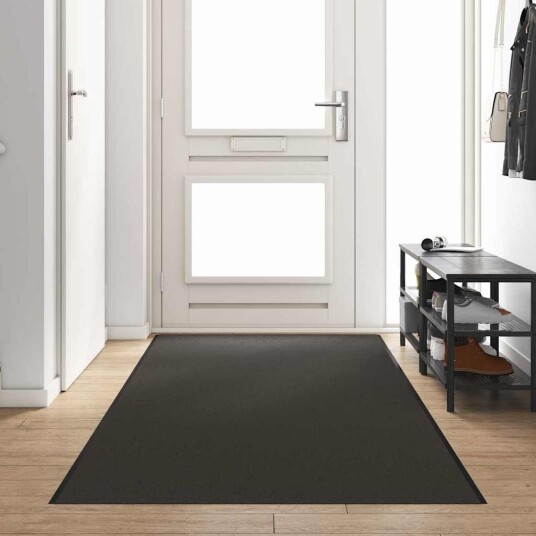 Dørmatte Annet Anthracite og svart 120 x 400 cm Polyamid og PVC Dørmatte Annet Anthracite og svart 120 x 400 cm Polyamid og PVC