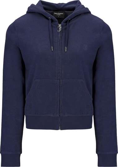 Juicy Couture Cardigan Velur Halan Oversized Night Sky Juicy Couture XXS Xtra Xtra Small Cardigan Blå