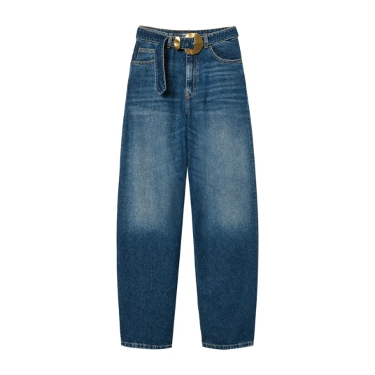 Twinset Dame Jeans Blå W28,