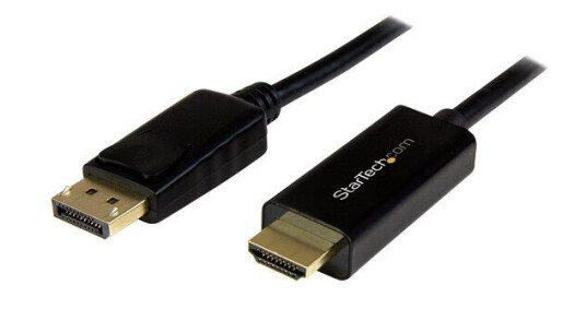StarTech DisplayPort til HDMI Adapterkabel 1m 4K Sort