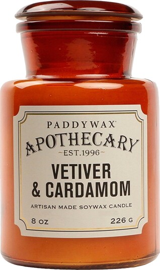 Paddywax Duftlys Apothecary Vetiver & kardemomme Brun