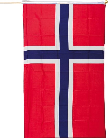 Norsk Håndflagg på Pinne 40x30 cm Norsk Håndflagg på Pinne 40x30 cm