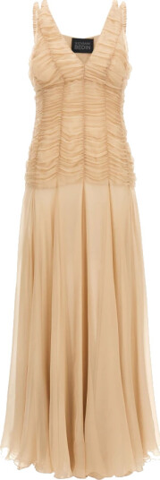 Giovanni Bedin Dame Kjoler Beige 2XS,