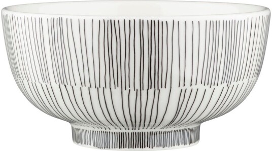 Marimekko Kukat Puhkeavat bolle 3 dl White black