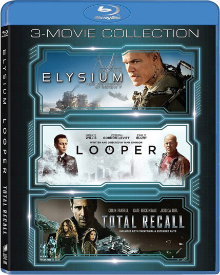 Elysium / Looper / Total Recall 2012 Bluray
