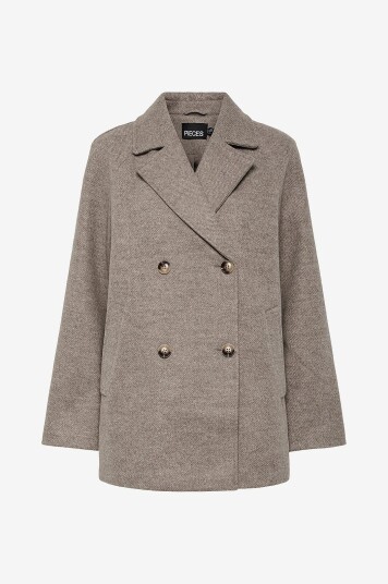 pieces   Jakke pcMarbel Coat   Grå