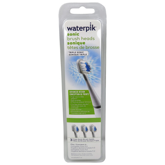 Waterpik Complete Care Triple Sonic børstehoder STRB-3EW Waterpik Complete Care Triple Sonic børstehoder STRB-3EW