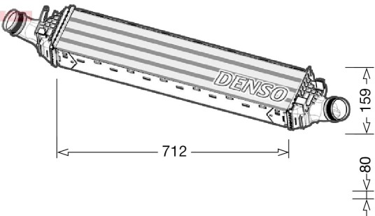 Intercooler DENSO DIT02038