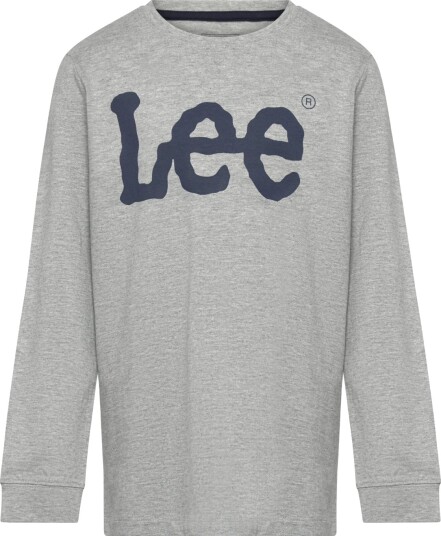 Lee Jeans Wobbly Graphic Ls T Shirt   Grey   122