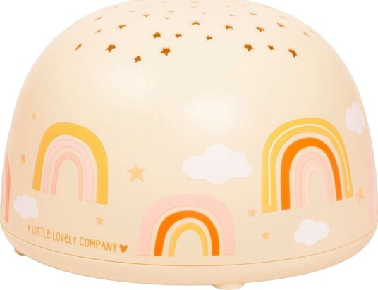 A Little Lovely Company Projektørlampe 14x9 cm Regnbuer A Little Lovely Company OneSize Nattlampe Hvit