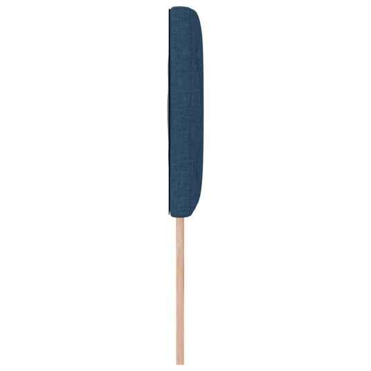 Sengegavl Diamantmønster Blå 160 cm Stoff