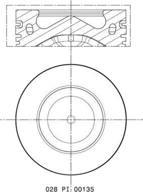 Stempel MAHLE 028 PI 00135 000