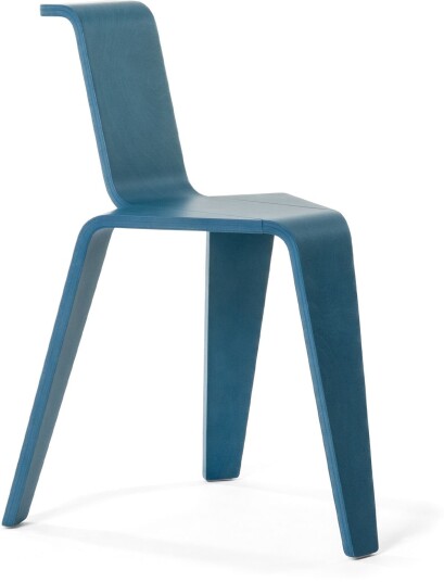 Magis - Aka Stool Stained Petrol Blue Krakker Konstantin Grcic Blå