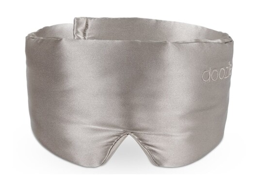 doozie Luxury Sleep Mask Pearl Grey