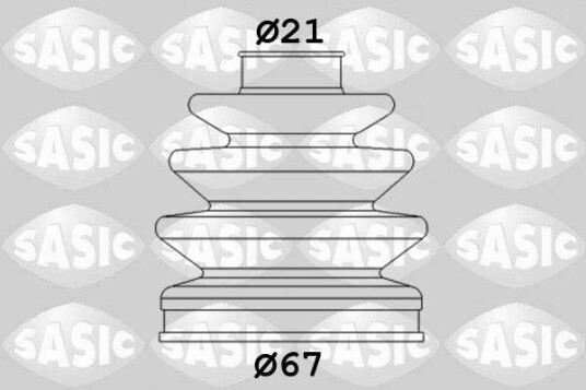 Sasic Mansjett drivaksel SASIC 1906081