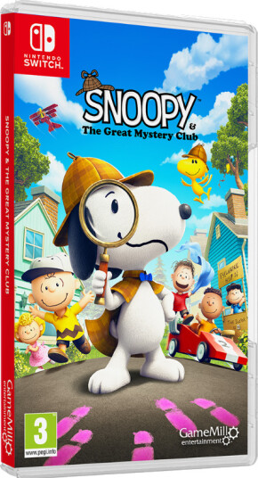 Snoopy The Great Mystery Club Spill