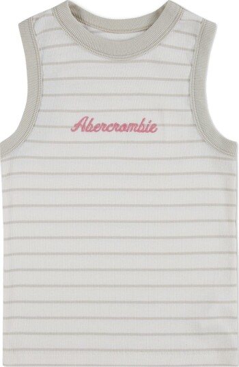Abercrombie Kids Tt Tank Top   Cream   13/14