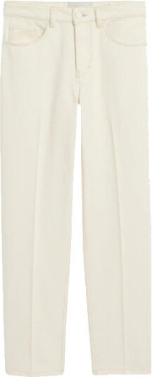 Ami Paris Herre Jeans Hvit W35, Ami Paris Herre Jeans Hvit W35,