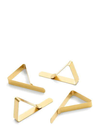 Engholm Textiles Dugklemmer 4 Stk. - Gold - ONE SIZE