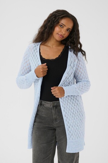 Kaffe Curve Kofte kcLoura Cardigan Blå