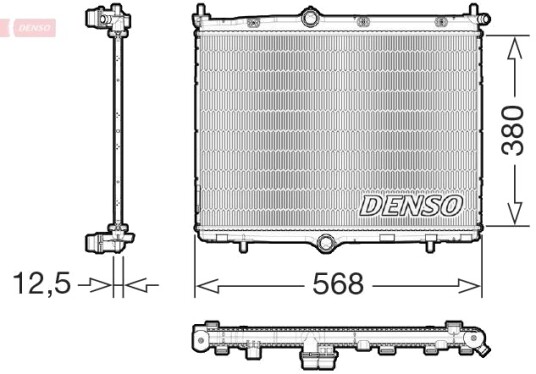 DENSO DRM21107 Radiator, motorkjøling