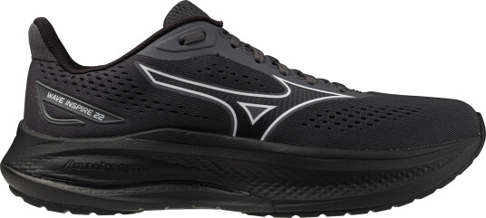 Mizuno Men"s Wave Inspire 22 Blackened Pearl/black Bean 45