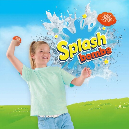 Ses Creative Splash Bombs Biodegradable Water Balloons Orange One Size Ses Creative Splash Bombs Biodegradable Water Balloons Orange One Size