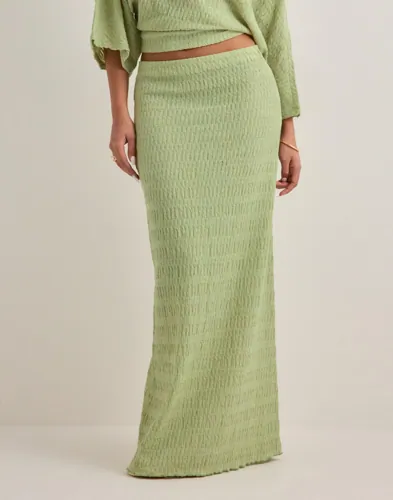 Nelly   Grønn   Elegant Structure Maxi Skirt