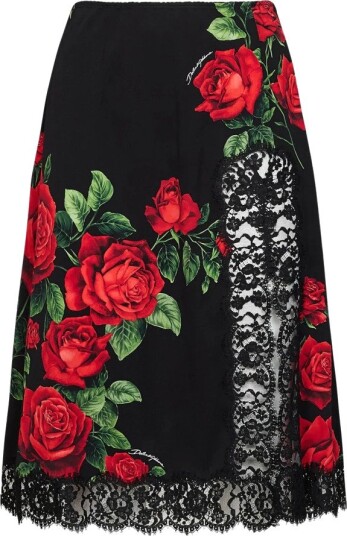 Dolce & Gabbana Dame Skjørt Svart L,