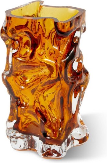 POLSPOTTEN Vase Ice   Brown   L16X W15X H29CM