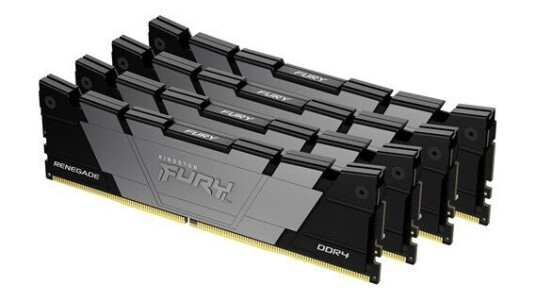 Kingston Fury Renegade DDR4-3600 C16 QC - 128GB Kingston Fury Renegade DDR4-3600 C16 QC - 128GB