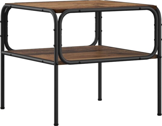 vidaXL Sidetabell Gammelt tre 100 x 50 x 46 cm Konstruert tre