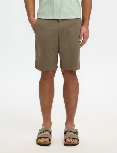 Selected Slmslim Miles Flex Shorts Noos Brown XXL