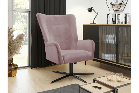 Lenestol Carney Rosa/Svart