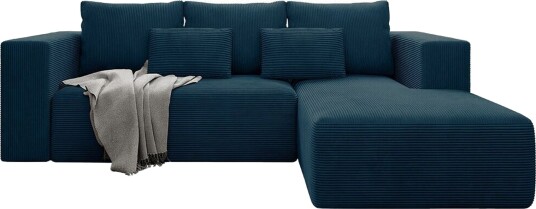Listowel 3 sits Hörnbäddsoffa Dark blue Listowel 3 sits Hörnbäddsoffa Dark blue