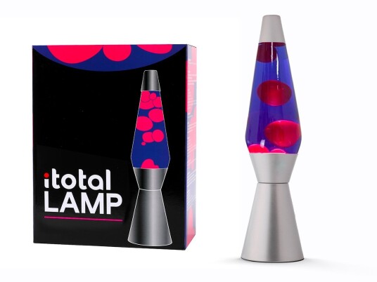Itotal Lava Lamp Purple and Pink 36 cm 1270392